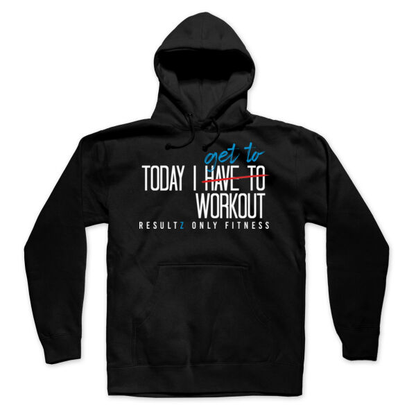 TODAY I GET TO WORKOUT - HOODIE - $V9SHCZ$ Thumbnail